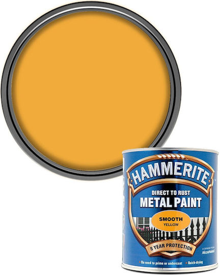 Hammerite Antirugină 0,75 l Galben Lucios