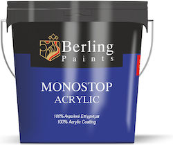 Berling Monostop Acrylic Plastic Paint White 750ml