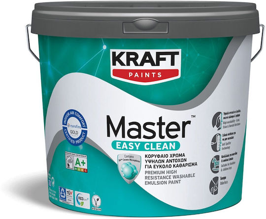 Kraft Master Plastic Acrylic Eco-Friendly Interior Water-Based Paint Base A 900ml