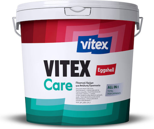 Vitex Care Eggshell Plastic Acrylic Ecological Water-Based Paint for Interior Use Clear 3lt