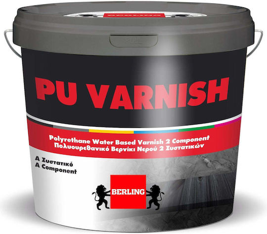 Berling 2-Component Water-Based Polyurethane Impregnation Varnish, Clear Satin, 100 ml, 140 g