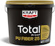 Kraft Total Proof Pu Elastomer Acrylic Polyurethane Waterproofing Coating Roller 4kg White