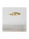 vidaXL Metal Recessed Spotlight with GU10 Socket Gold 9x9 cm 12 pcs