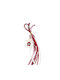 Philio Handmade Hanging Home Lucky Charm White Metal 2027 35cm