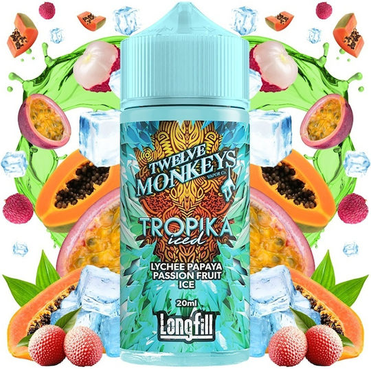 Twelve Monkeys Shot de aromă Classic Tropika 20 ml 1 bucată Classic Tropika Iced