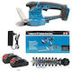 EZ4011 20V Cordless Hedge Trimmer with 2 Batteries