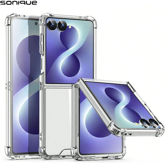 Sonique Armor Clear Anti Shock Silikonhülle Samsung Galaxy Z Flip 8 Transparent