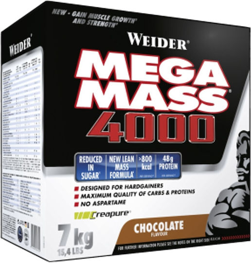 Nutrition Mega Mass 4000 with Chocolate Flavor 7kg