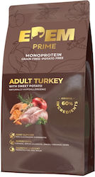 Edem Prime 2kg Grain-Free Dry Dog Food for Adult Dogs with Turkey, Duck and Apple