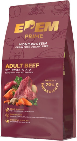Prime 2kg Grain-Free Dry Dog Food for Adult Dogs with Beef, Apple, Salmon and Pumpkin