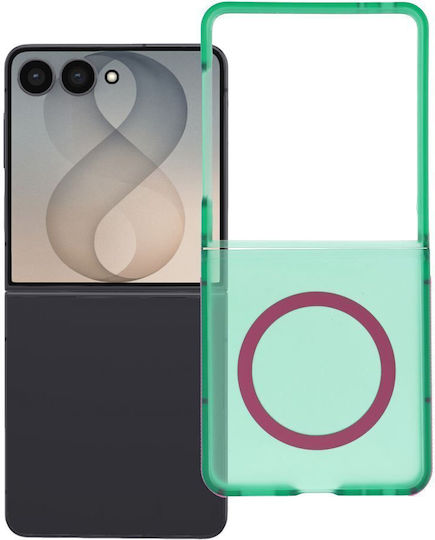 Samsung Galaxy Z Flip8 5G Forcell F-Protect Vivid Premium Hülle, MagSafe-kompatibel, Grün