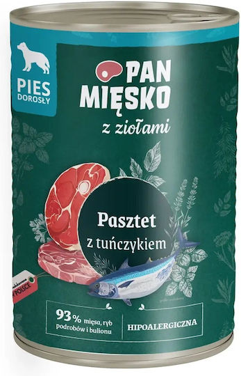 Nasses Hundefutter mit Thunfisch 400 g