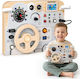 Wooden Steering Wheel with Music, Lights and Sounds