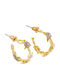 Fable Wildflower Garden Hoop Earrings