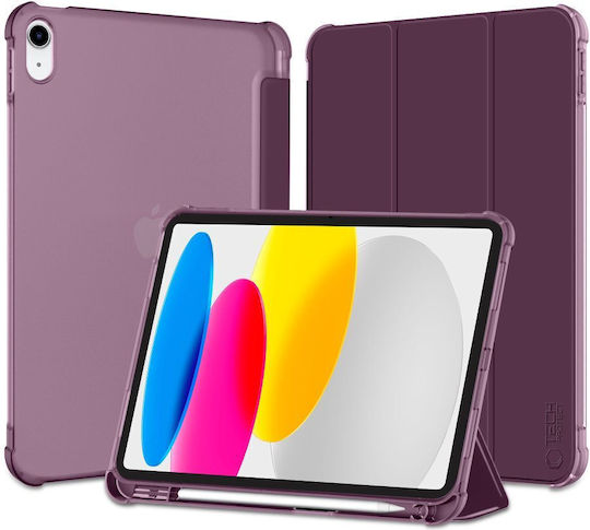 Tech-Protect Sc Pen Hybrid iPad 10,9" 10 (2022) 11" 11 (2025) Kristallklar Burgunderrot 5906302388691
