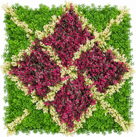 Oxford Home Künstliches Pflanzenwand-Panel 1x1 m