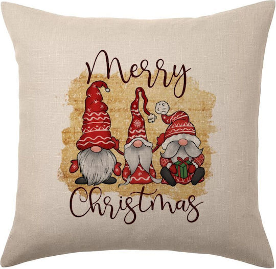 Tstudio Διακοσμητικό Μαξιλάρι Xmas Elves — Λινό