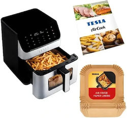 Tesla AirCook DualHeat QD65 XXL Air Fryer 6.5 L Silver Tesla AirCook DualHeat QD65 XXL Air Fryer 6.5 L Silver