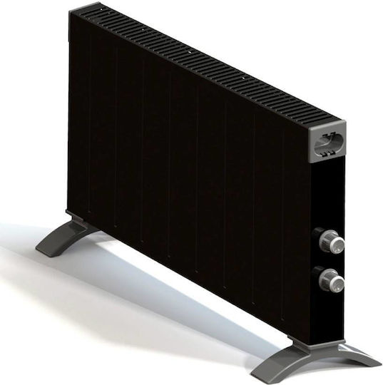 Kumtel Θερμοπομπός Δαπέδου 2500W 77x13.5cm Μαύρος
