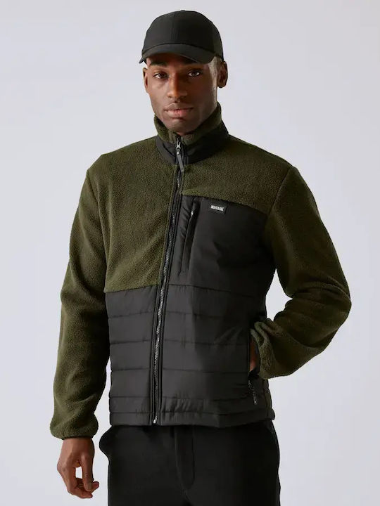 Frankie Borg Jachetă Bărbătească din Fleece Verde