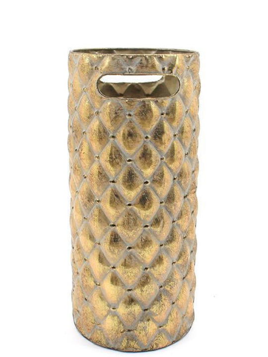 Zaros Metallisch Goldener 21x21x49.5cm Zaros Metallisch Goldener 21x21x49.5cm