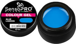 SensoPro Farbiges UV-Nagelgel Blue Lagoon 5 ml