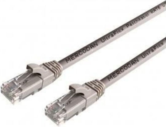 Mercodan U/UTP Cat.6 (Gigabit) Ethernet Network Cable 1m Grey