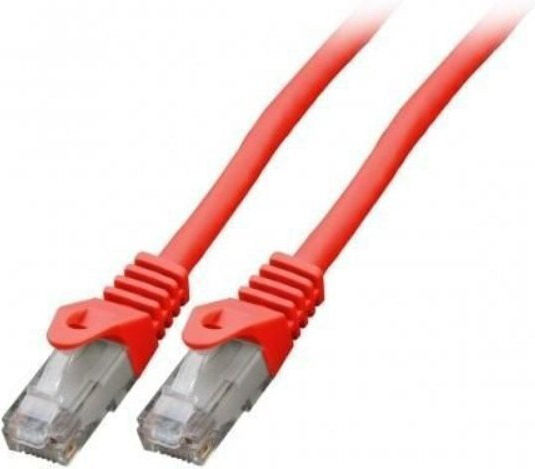 Mercodan U/UTP Cat.6 (Gigabit) Ethernet Network Cable 2m Red