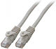 Mercodan U/UTP Cat.6 (Gigabit) Ethernet Network Cable 1m Grey