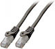 Mercodan U/UTP Cat.6 (Gigabit) Ethernet Network Cable 2m Black