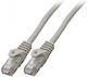 Mercodan U/UTP Cat.6 (Gigabit) Ethernet Network Cable 0.25m Grey