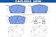 Brake Pad Set Disc Brake Ate 13.0470-5556.2