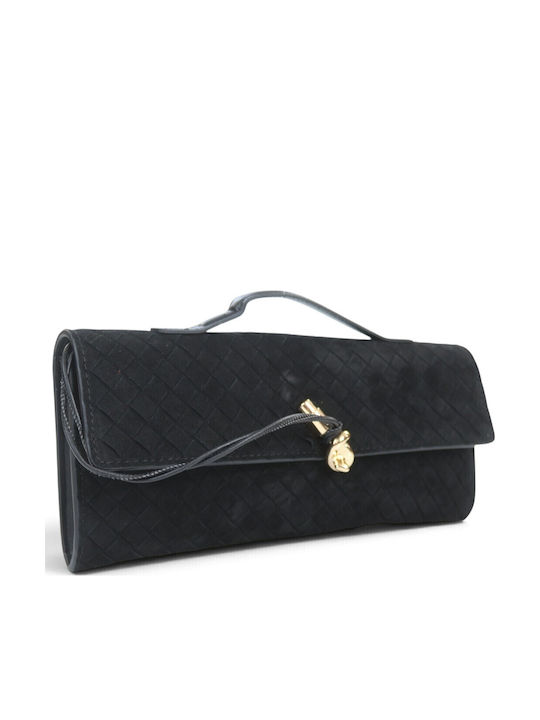 Passaggio Leather Black Knitted Leather Women's...