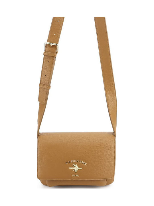 U.S. Polo Assn. Stanford Women's Flap Bag Tan