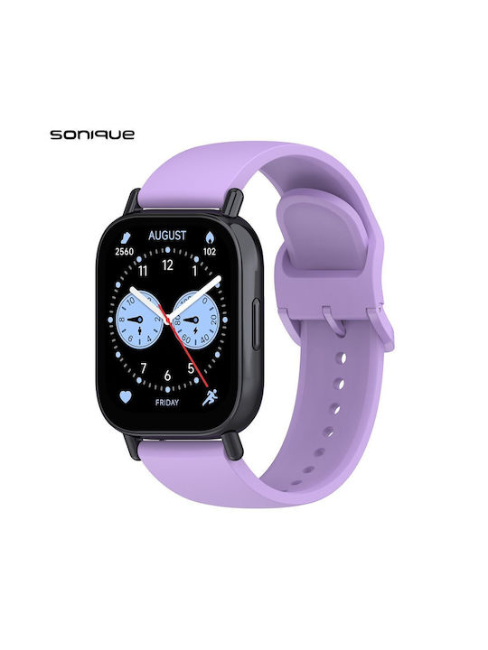 Λουράκι Σιλικόνης Soft Band Sonique Xiaomi Redmi Watch 5 Active Redmi Watch 5 Lite Λιλά