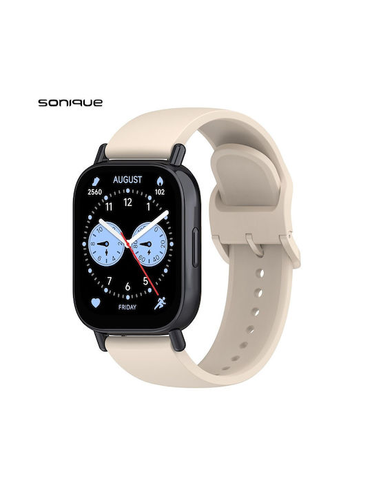 Λουράκι Σιλικόνης Soft Band Sonique Xiaomi Redmi Watch 5 Active Redmi Watch 5 Lite Μπεζ