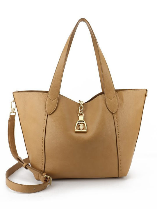 U.S. Polo Assn. Women's Shopper Bag Suede Dark ...