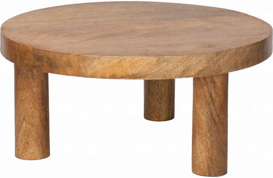 e-exoplismos Buffet-Präsentationsständer Riser aus Mangoholz 30 cm