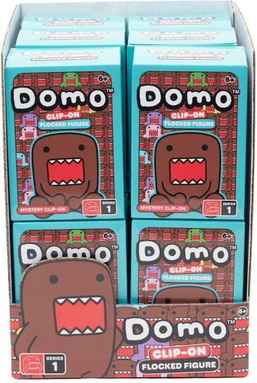 Domo Flocked Figures 8cm Blind Bag Display Set 12 Pieces