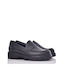 Damen-Loafers aus Leder in Schwarz