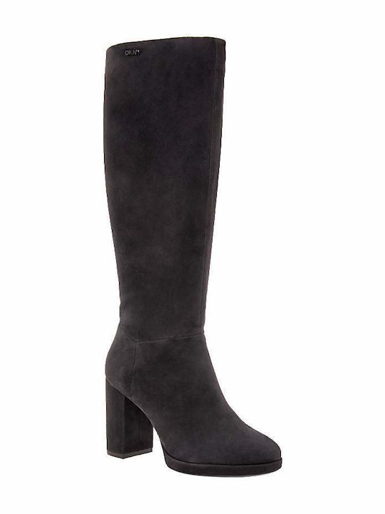 DKNY Brown Leather Women's Boots