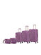 Semi Line Hartschalenkoffer Lila Set 5-teilig